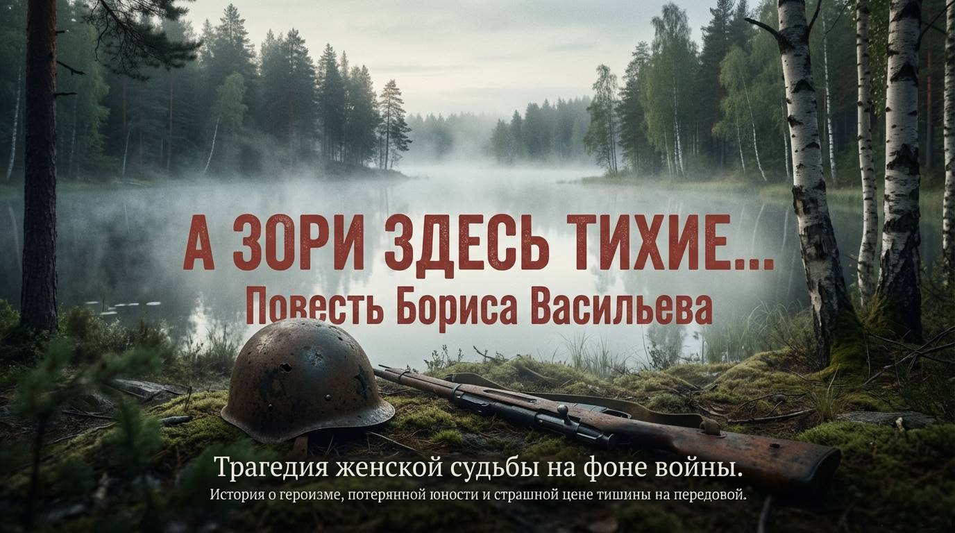 А зори здесь тихие - обложка