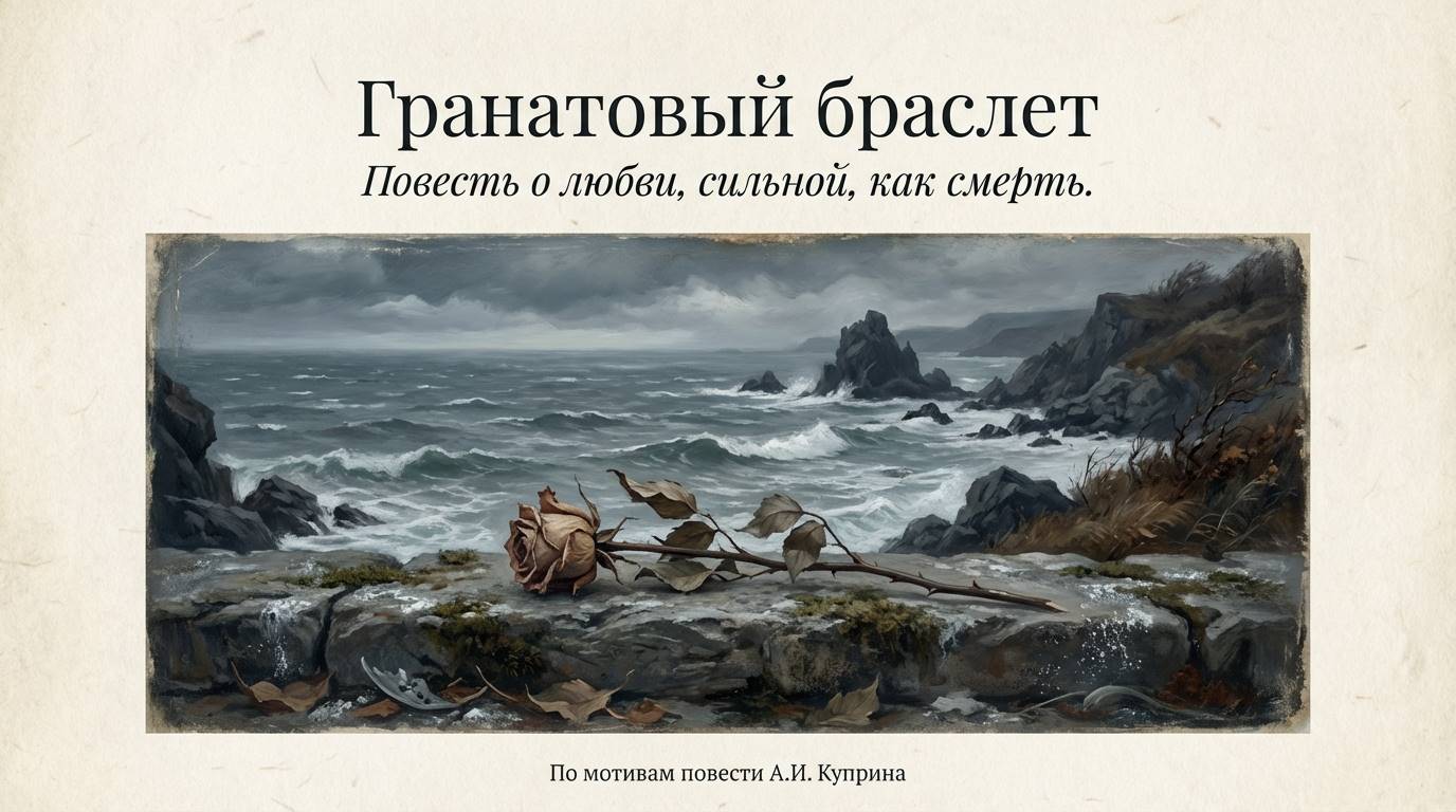 Гранатовый браслет